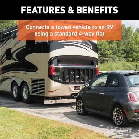 Curt Custom Towed-Vehicle RV Wiring Harness, Select Jeep Grand Cherokee, L 58998